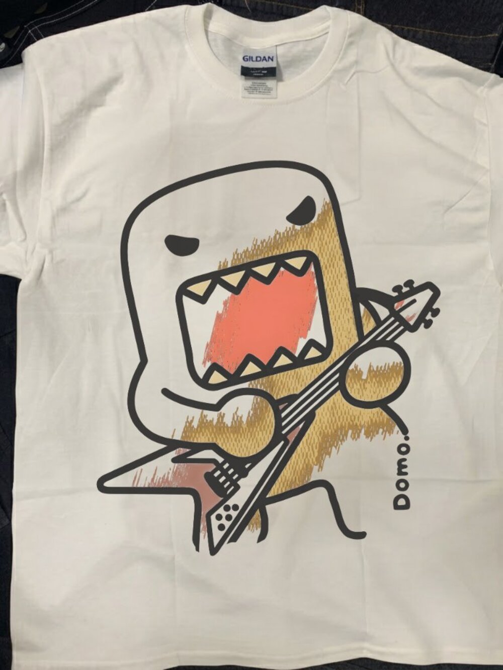 Gildan White Domo Graphic Tshirt